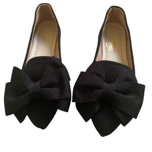 Shein Flats Dress Shoes With Bow